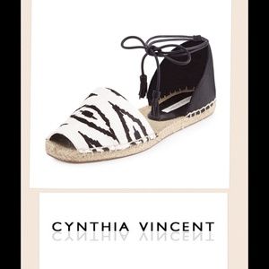 NEW Cynthia Vincent "Farie" ankle wrap sandal